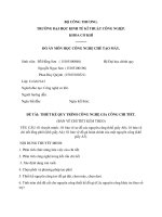 đồ án 2 công nghệ chế tạo máy