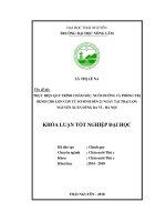 Thực hiện quy trình chăm sóc, nuôi dưỡng và phòng trị bệnh cho lợn con từ sơ sinh đến 21 ngày tuổi tại Trại Nguyễn Xuân Dũng Ba Vì  Hà Nội (Khóa luận tốt nghiệp)