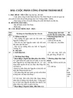 Giáo án Lịch sử 5 bài 3: Cuộc phản công ở kinh thành Huế