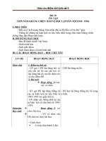 Giáo án Lịch sử 5 bài 18: Ôn tâp 9 năm kháng chiến bảo vệ độc lập dân tộc (1945  1954)