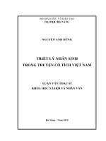 Triết lý nhân sinh trong truyện cổ tích việt nam 