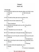 BỘ CÂU HỎI TRẮC NGHIỆM MÔN KỸ THUẬT BÀO CHẾ VÀ SINH DƯỢC HỌC CÁC DẠNG THUỐC TRƯỜNG ĐẠI HỌC DƯỢC HÀ NỘI 1