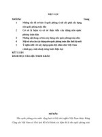 quan điểm của Đảng về xây dựng nền quốc phòng toàn dân