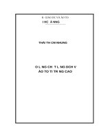 Đo lường chất lượng dịch vụ đào tạo tại trường cao đẳng thương mại đà nẵng 