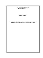 Kiểm soát chi đầu tư xây dựng cơ bản tại kho bạc nhà nước huyện đăk mil, tỉnh đăk nông 