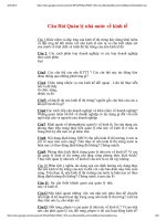 70 câu hỏi đề cương quản lý nhà nước về kinh tế ôn thi công chức thuế + kho bạc nhà nước (có đáp án)