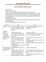 Giáo án Lịch sử 5 bài 22: Đường Trường Sơn