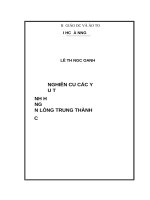 Nghiên cứu các nhân tố ảnh hưởng đến lòng trung thành của khách hàng đối với dịch vụ internet của FPT telecom 