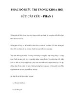 phac do dieu tri trong khoa hoi suc cap cuu phan 1