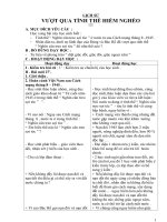 Giáo án Lịch sử 5 bài 12: Vượt qua tình thế hiểm nghèo