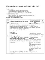 Giáo án Lịch sử 5 bài 17: Chiến thắng lịch sử Điện Biên Phủ