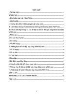 Giai cấp công nhân ở Việt Nam hiện nay : Thực trạng và một số vấn đề đặt ra