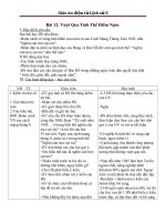 Giáo án Lịch sử 5 bài 12: Vượt qua tình thế hiểm nghèo