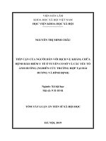 Tiếp cận của người dân với dịch vụ khám, chữa bệnh bảo hiểm y tế ở tuyến cơ sở và các yếu tố ảnh hưởng (nghiên cứu trường hợp tại hải dương và bình định) tt