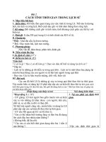 Giáo án Lịch sử 6 bài 2: Cách tính thời gian trong lịch sử