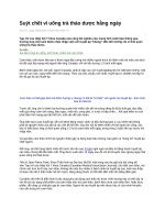 Suýt chết vì uống trà thảo dược hằng ngày