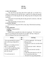 Giáo án Lịch sử 6 bài 28: Ôn tập