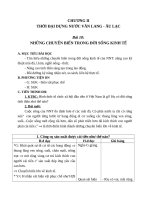 Giáo án Lịch sử 6 bài 10: Những chuyển biến trong đời sống kinh tế
