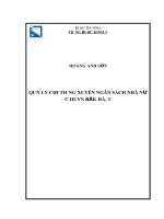 Quản lý chi thường xuyên ngân sách nhà nước huyện đắk hà tỉnh kon tum 