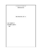 Các nhân tố ảnh hưởng đến sự thỏa mãn công việc của nhân viên văn phòng ở thành phố buôn ma thuột, tỉnh đăk lăk 