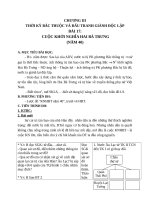 Giáo án Lịch sử 6 bài 17: Cuộc khởi nghĩa Hai Bà Trưng (năm 40)