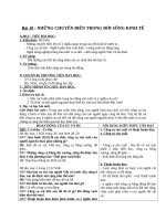 Giáo án Lịch sử 6 bài 10: Những chuyển biến trong đời sống kinh tế