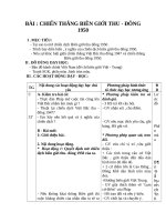 Giáo án Lịch sử 5 bài 15: Chiến thắng biên giới thu đông 1950