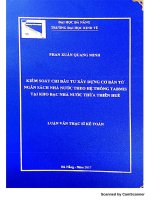 Hoàn thiện công tác quản lý chi ngân sách cấp tỉnh cho việc mua thẻ bảo hiểm y tế các đối tượng chính sách trên địa bàn tỉnh đắk nông 