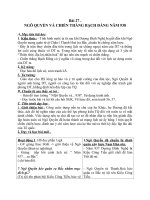 Giáo án Lịch sử 6 bài 27: Ngô Quyền và chiến thắng Bạch Đằng năm 938