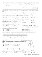 toanmath com   đề thi thử toán THPT quốc gia 2019 lần 2 cụm trần – kim – hưng – hưng yên 