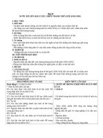 Giáo án Lịch sử 8 bài 18: Nước Mĩ giữa hai cuộc chiến tranh thế giới (1918  1939)