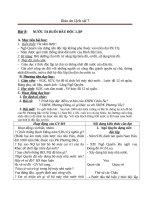 Giáo án Lịch sử 7 bài 8: Nước ta buổi đầu độc lập