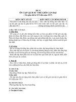 Giáo án Lịch sử 8 bài 14: Ôn tập lịch sử thế giới cận đại (từ giữa thế kỉ 16 đến năm 1917)