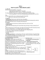 Giáo án Lịch sử 7 bài 4: Trung Quốc thời phong kiến