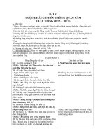 Giáo án Lịch sử 7 bài 11: Cuộc kháng chiến chống quân xâm lược Tống (1075  1077)