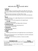 Giáo án Lịch sử 8 bài 12: Nhật Bản giữa thế kỉ 19  đầu thế kỉ 20