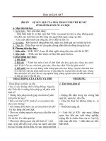 Giáo án Lịch sử 7 bài 16: Sự suy sụp của nhà Trần cuối thế kỉ XIV