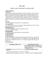 Giáo án Lịch sử 8 bài 1: Những cuộc cách mạng tư sản đầu tiên