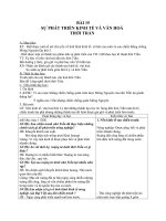 Giáo án Lịch sử 7 bài 15: Sự phát triển kinh tế và văn hóa thời Trần