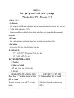 Giáo án Lịch sử 8 bài 14: Ôn tập lịch sử thế giới cận đại (từ giữa thế kỉ 16 đến năm 1917)