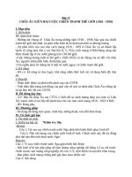 Giáo án Lịch sử 8 bài 17: Châu Âu giữa hai cuộc chiến tranh thế giới (1918  1939)