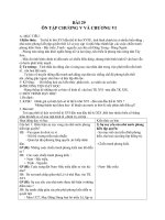 Giáo án Lịch sử 7 bài 29: Ôn tập chương V và Chương VI