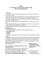 Giáo án Lịch sử 8 bài 28: Trào lưu cải cách duy tân ở Việt Nam nửa cuối thế kỉ 19