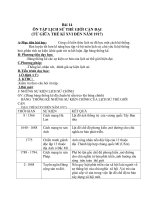 Giáo án Lịch sử 8 bài 14: Ôn tập lịch sử thế giới cận đại (từ giữa thế kỉ 16 đến năm 1917)