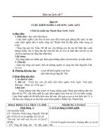 Giáo án Lịch sử 7 bài 19: Cuộc khởi nghĩa Lam Sơn (1418  1427)