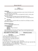 Giáo án Lịch sử 7 bài 21: Ôn tập chương IV