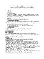 Giáo án Lịch sử 8 bài 12: Nhật Bản giữa thế kỉ 19  đầu thế kỉ 20