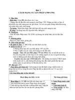 Giáo án Lịch sử 8 bài 2: Cách mạng tư sản Pháp (1789  1794)