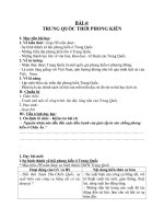 Giáo án Lịch sử 7 bài 4: Trung Quốc thời phong kiến