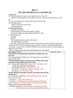 Giáo án Lịch sử 7 bài 17: Ôn tập chương II và chương III